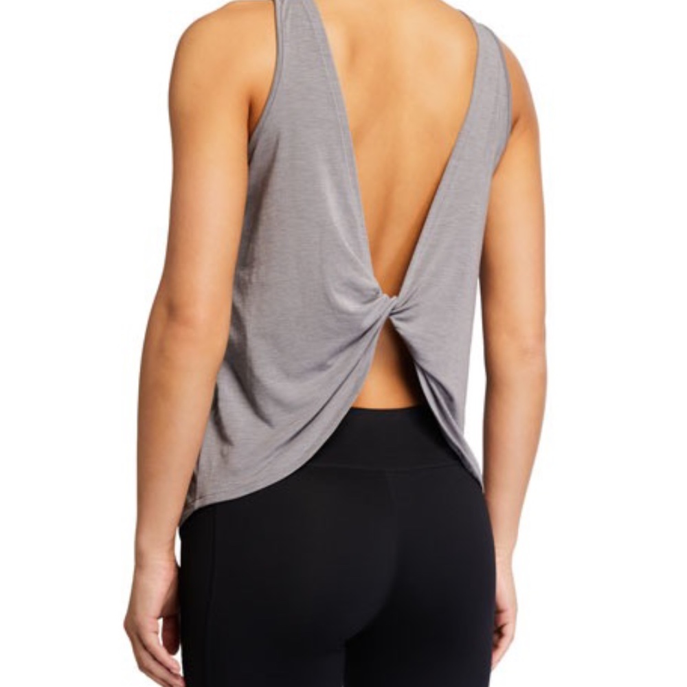 Nike twist back yoga tank top